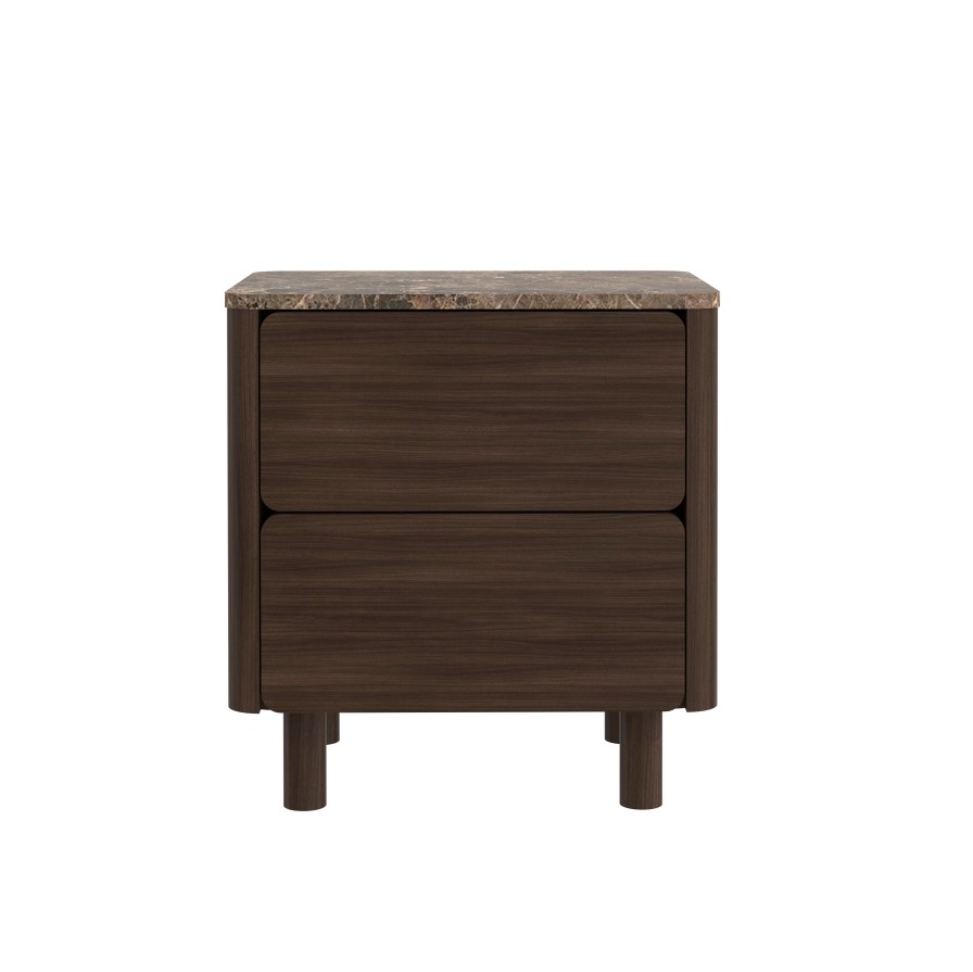 MARVENE 2 Drawer Nightstand